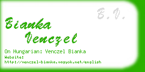bianka venczel business card